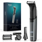 KENSEN S15 Electric Trimmer - Dual-sided Blade IPX6 Waterproof Body Hair Razor & Beard Trimmer 2 in 1 for Men