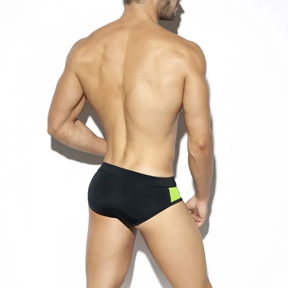 UXH Men's Zipper Swim Briefs - ShopHub