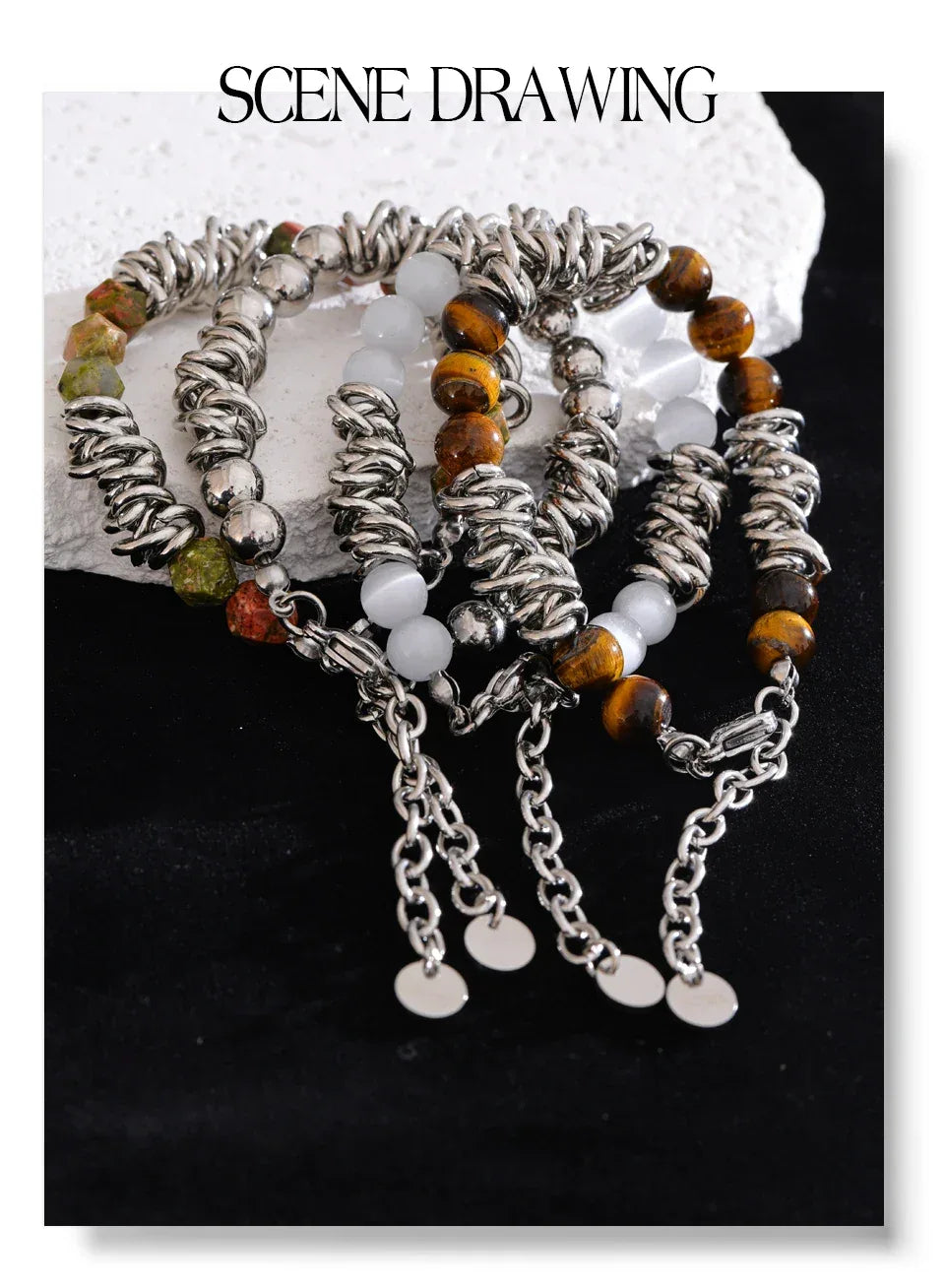 Fashion Handmade Jewelry Men's Bracelet - ShopHub