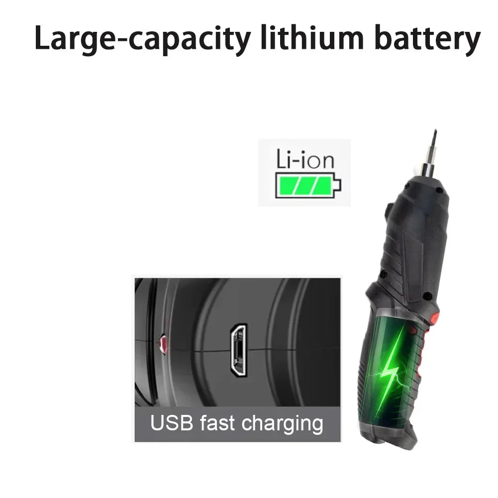 Rechargeable Electric Screwdriver Set Habicare