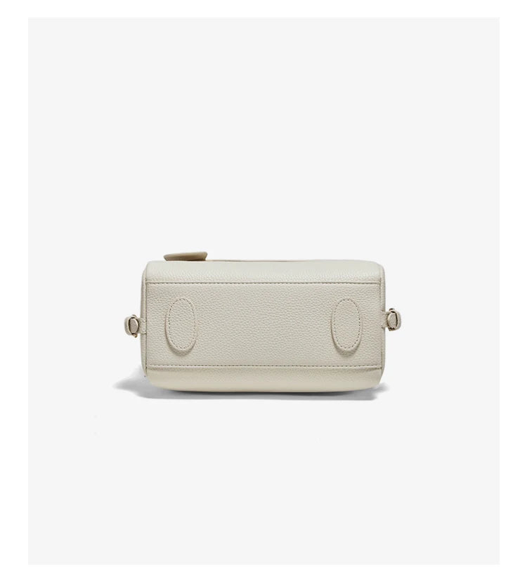 FOXER Elegant Women's Handbag In Genuine White Leather
