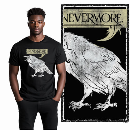 COOLMIND X0062 Dark Winged Truth Graphic Tee