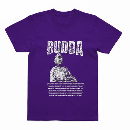 COOLMIND U0003 Buddha Statue Graphic Cotton Tee
