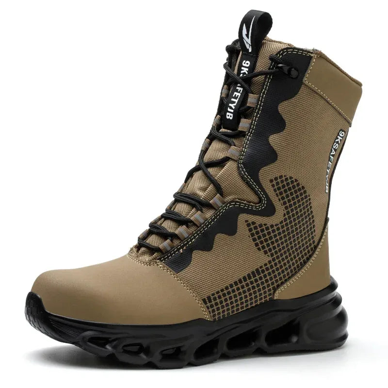 Kankeirr Indestructible Men's Steel Toe Work Boots - ShopHub