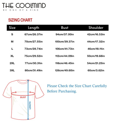 COOLMIND Men's Funny Maths Graphic Cotton T-Shirt