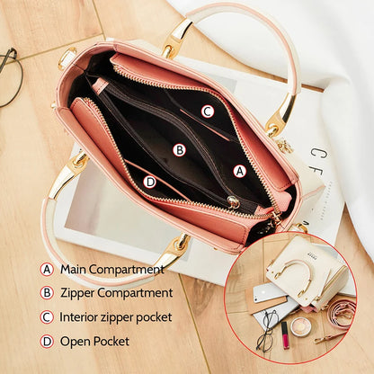 FOXER Split Leather Women's Shoulder Bag