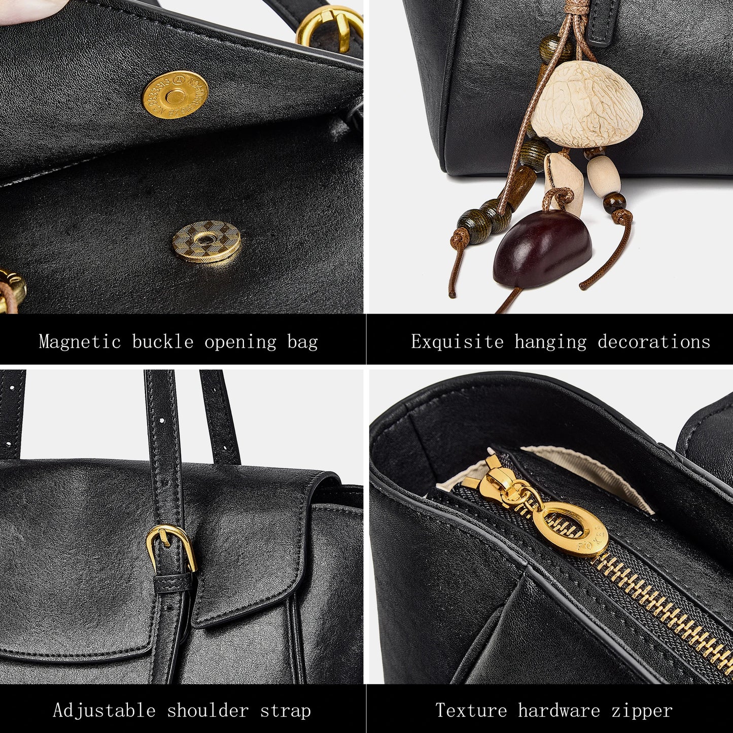 FOXER Genuine Leather Handbag