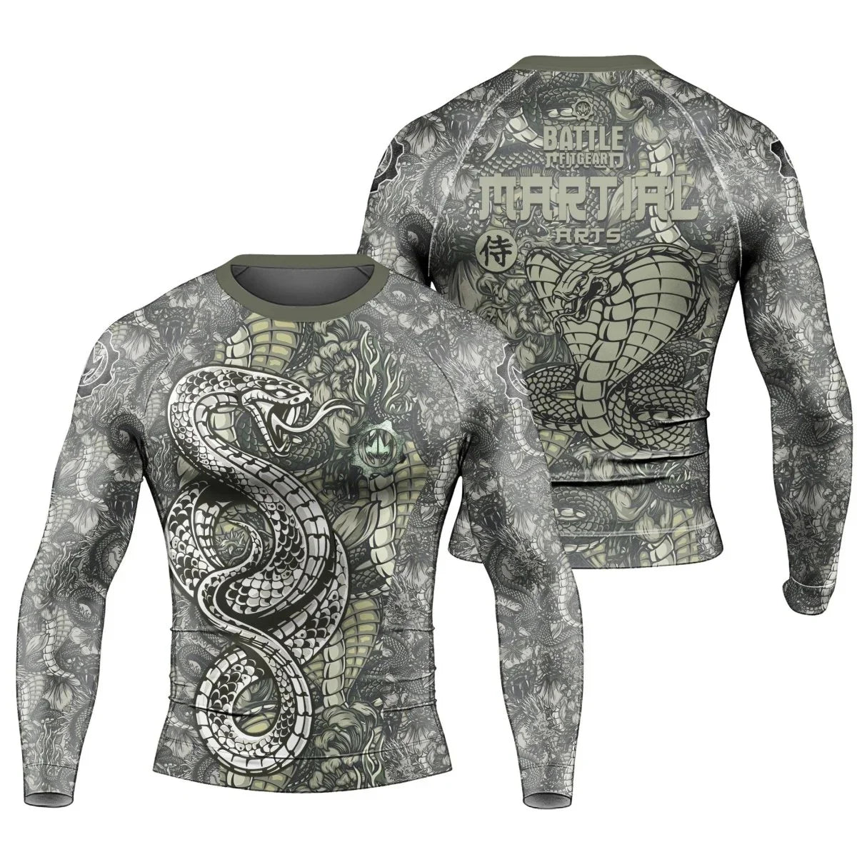 Aztec Heritage Rash Guard for Men - Long-Sleeved UPF 50+ Quick-Drying Compression Shirt for Fitness and Workouts
