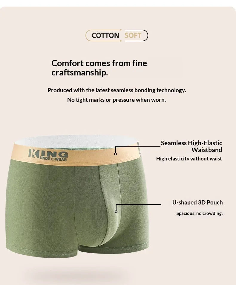 3 Pack Men's Casual Boxer Shorts - ShopHub