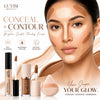 3pcs/Set Concealer + Contour Powder + Blending Puff