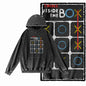 Think Outside the Box Acid-Washed Black Graphic Hoodie