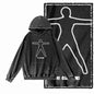 COOLMIND G14 Acid-Washed Black Printed Hoodie