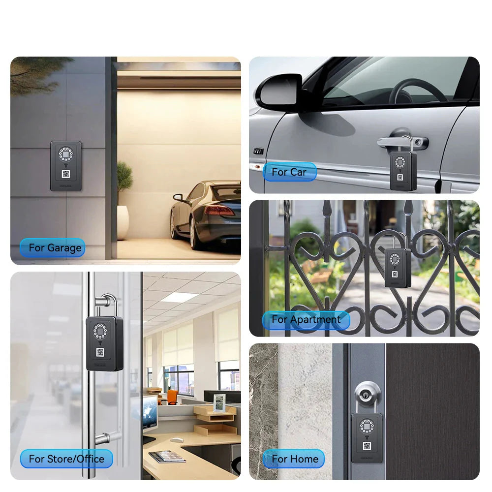 Bluetooth Fingerprint Key Lock Box Habicare
