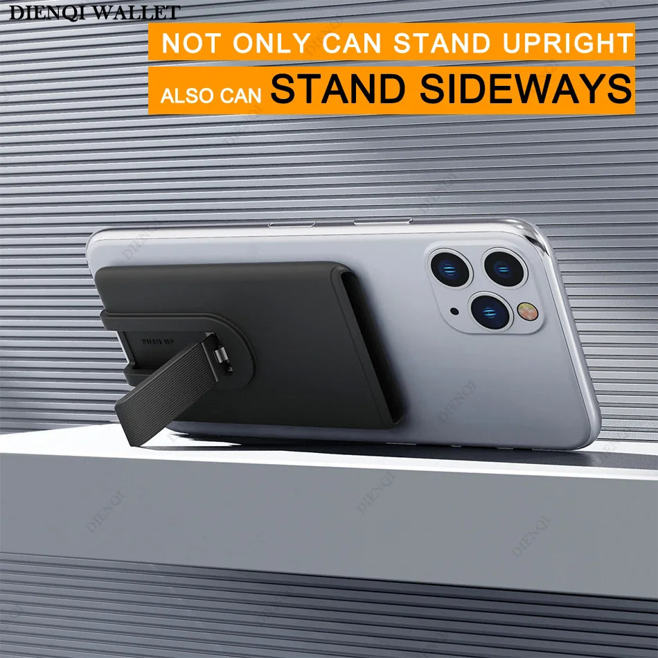DIENQI Silicone Phone Card Holder For Iphone & Samsung