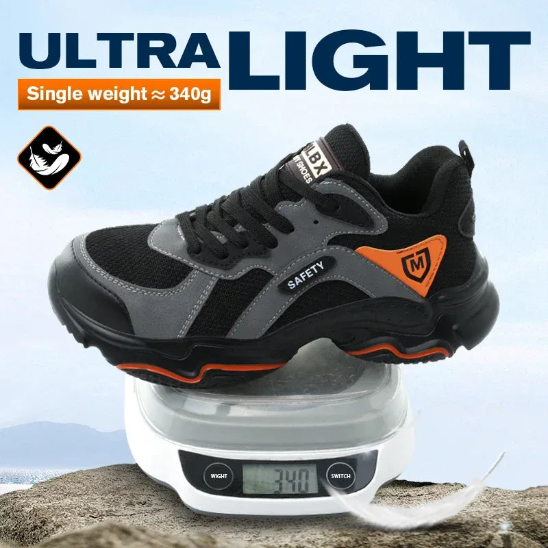 Unisex Safety Shoes Featuring Anti-Smash Steel Toe Protection - ShopHub