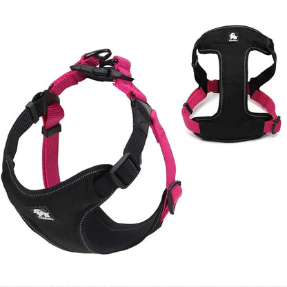 Truelove Padded Reflective Dog Harness Vest Pet Step in Harness Adjustable No Pulling Pet Harnesses for Small Medium Dog TLH5951