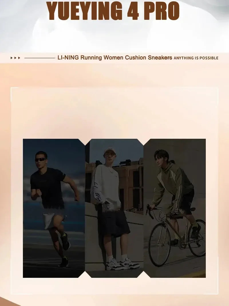 Li-Ning Women's YUEYING 4 PRO Cushion Running Shoes - ShopHub