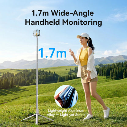 TELESIN 1.7M Wireless Bluetooth Selfie Stick Tripod with Remote Control
