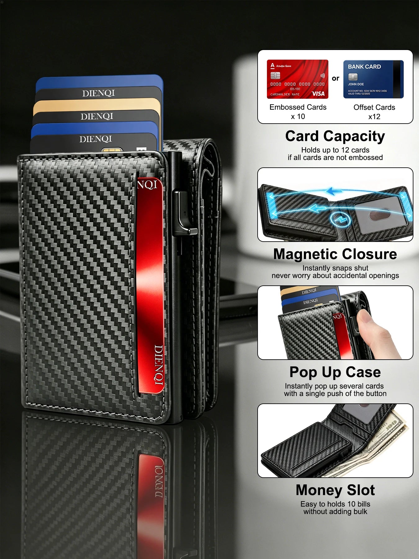 Luxury Men's RFID-blocking Wallets