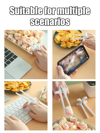 1PC Lazy Finger Food Clip, Portable Kitchen Tools