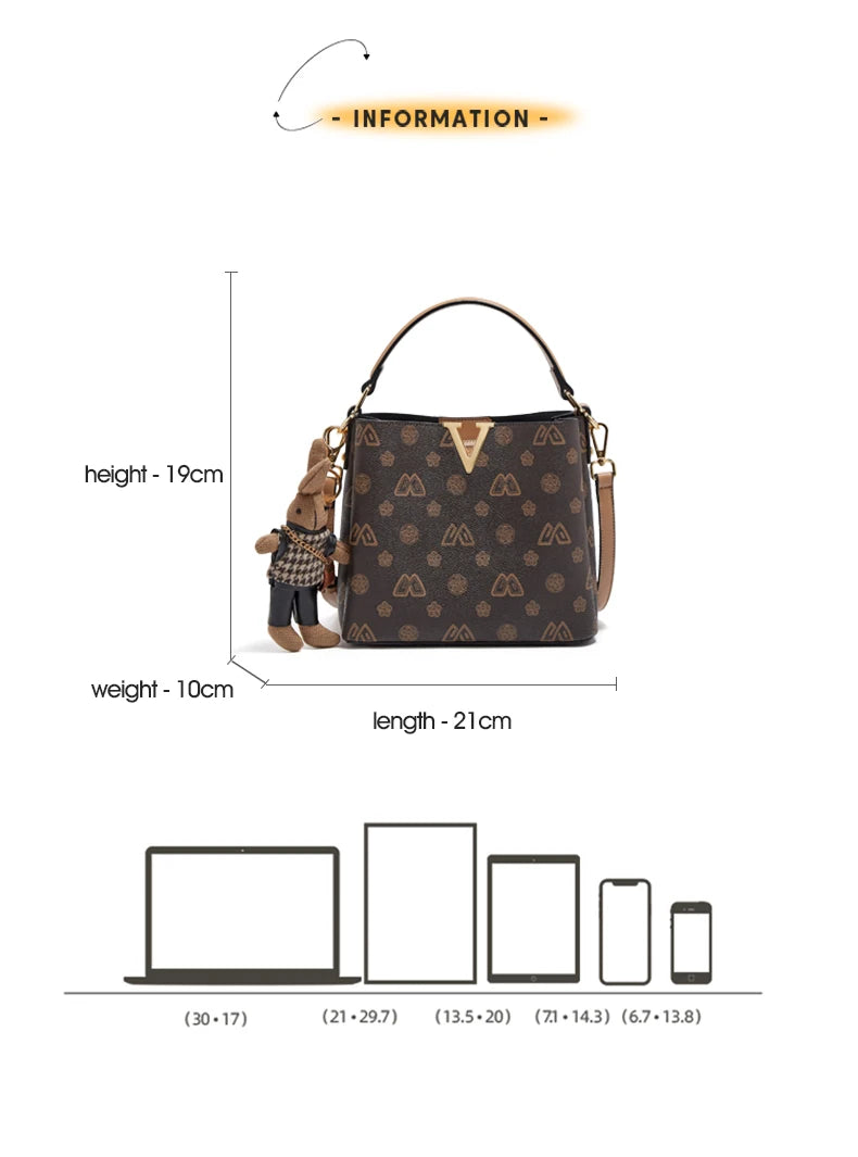 FOXER Retro Women's Bucket Bag
