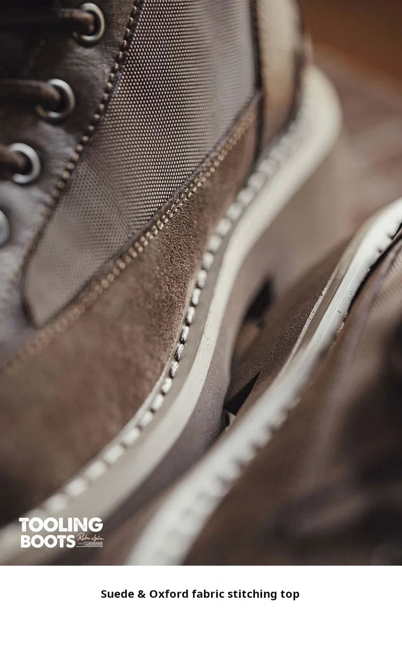 Maden Splice Suede Work Boots