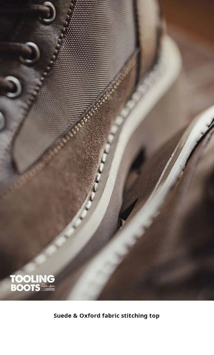 Maden Splice Suede Work Boots