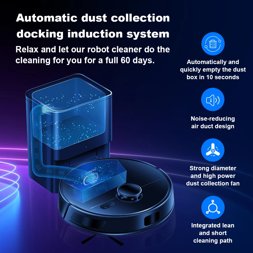 Liectroux M70 Pro Robot Vacuum Cleaner & Mop