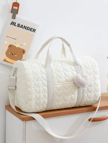 Newborn Baby Care Diaper Bag Mummy Shoulder Bag Embroidery Quilted Stroller Diaper Storage Organizer Large Handbags