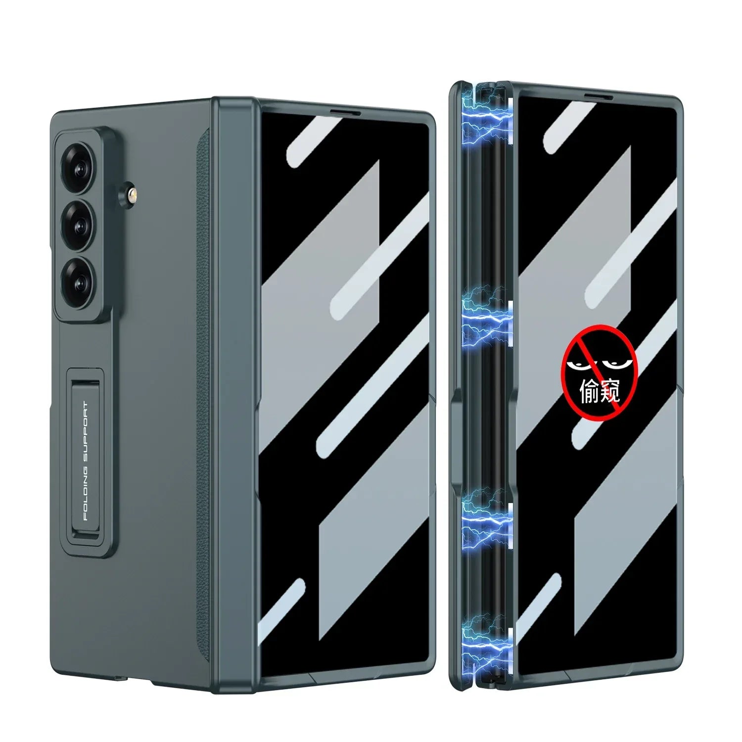 GKK Magnetic Hinge Anti-Peek Glass Case for Samsung Galaxy Z Fold 7 & 6 - ShopHub