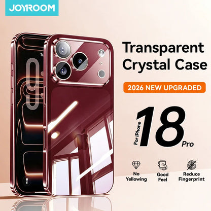 Joyroom Crystal Transparent Case For iPhone 18, 17, 16, 15, 14, 13