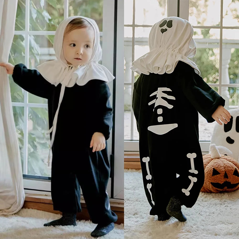 Kids Tales Little Boo Halloween Baby Romper