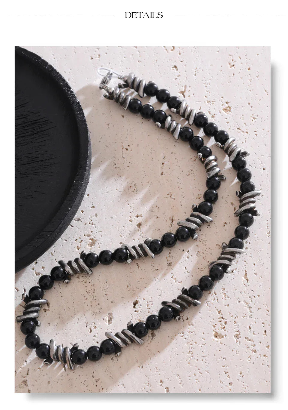 50cm Vintage Stainless Steel Chain Necklace - ShopHub