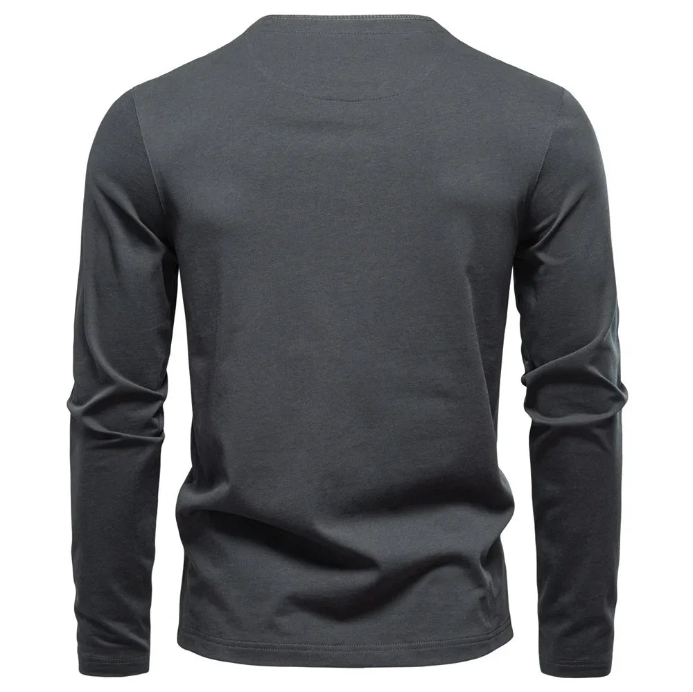AIOPESON Men's Long Sleeve Shirts - ShopHub