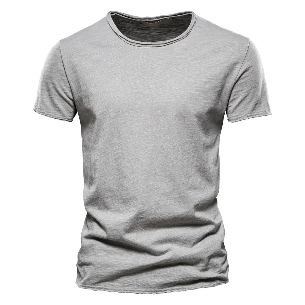 AIOPESON 100% Cotton Casual Soft Fitness T-Shirts - ShopHub