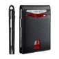 DIENQI Rfid Credit Card Holder Wallets Men Money Bag Purse Slim Thin Wallet for Men Small Short Purse Male Black Vallet Billfold