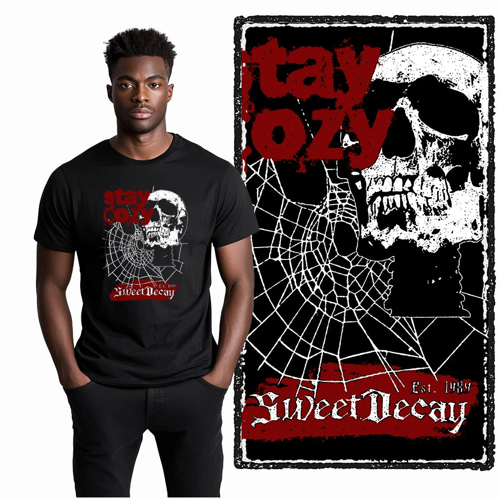 COOLMIND Skull Graphic Cotton T-Shirt | Unisex