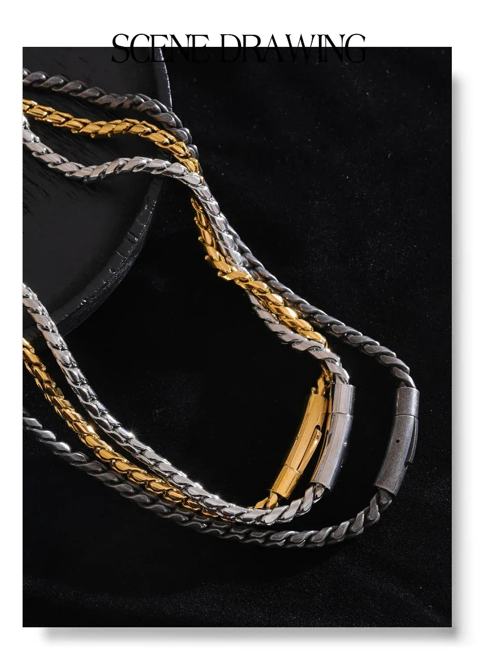 55cm Classic Fashion Unisex Necklace - ShopHub