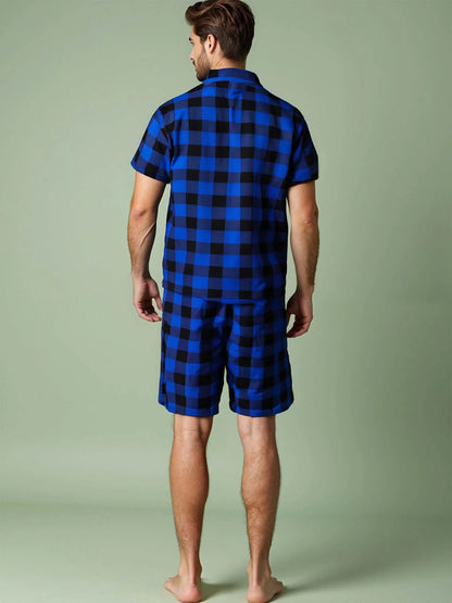 Mens Short Sleeve Pajama Set - Ultimate Comfort for Relaxing Nights