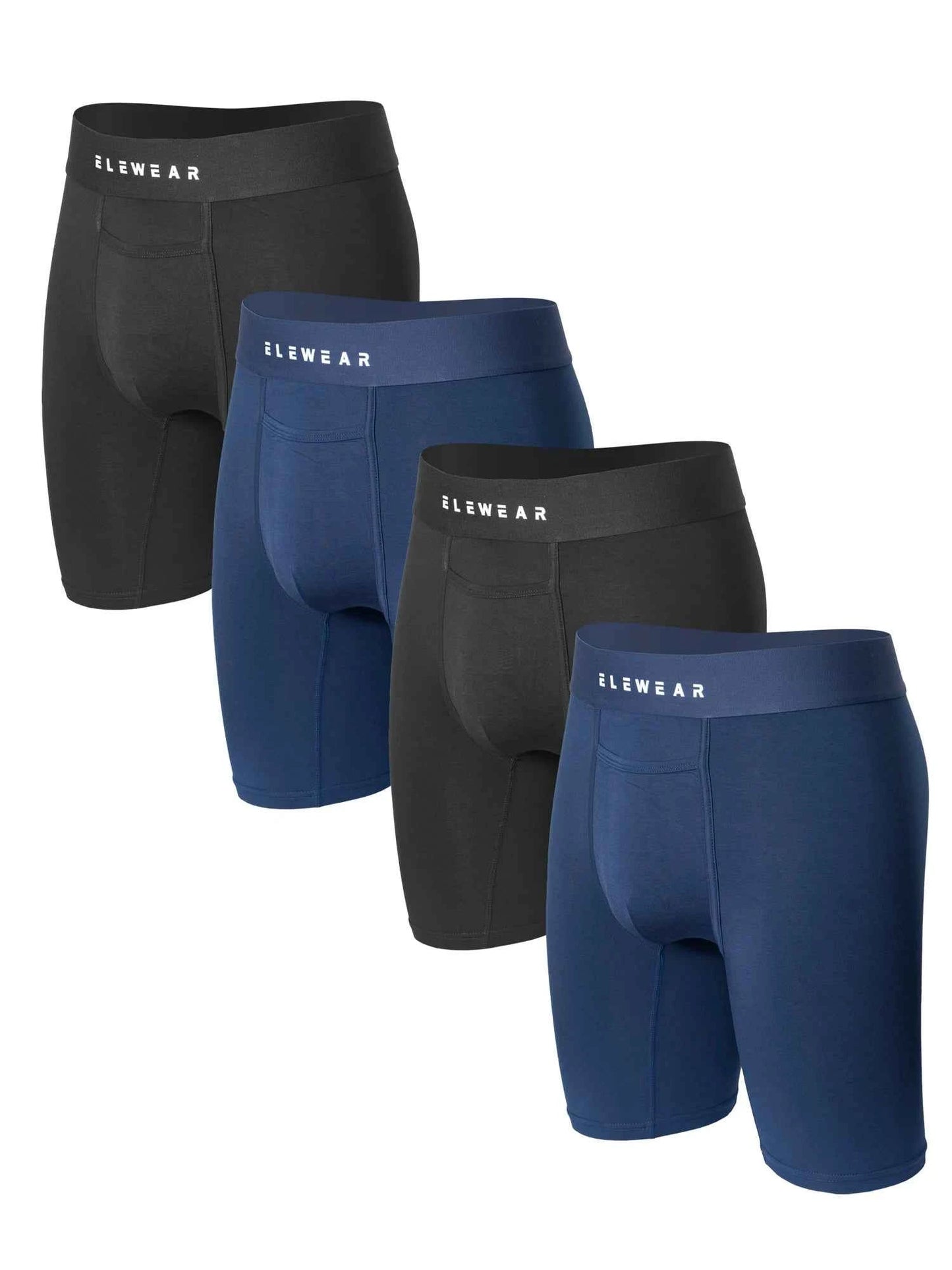 4pcs Men's Breathable Modal Underwear with Opening - Comfortable Boxershorts