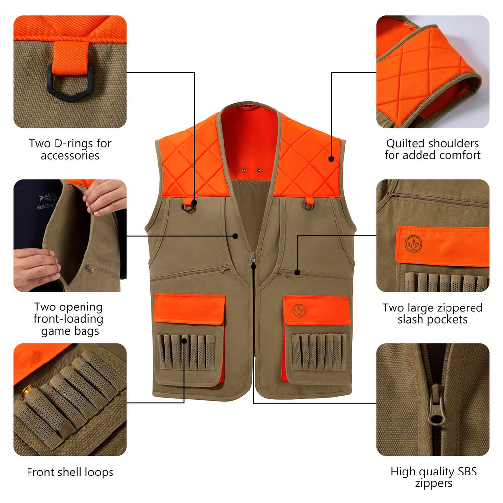 BASSDASH Unisex Hunting & Fishing Vest ShopHub