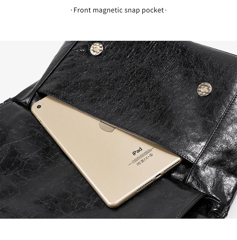 FOXER Genuine Leather Hobo Tote Bag