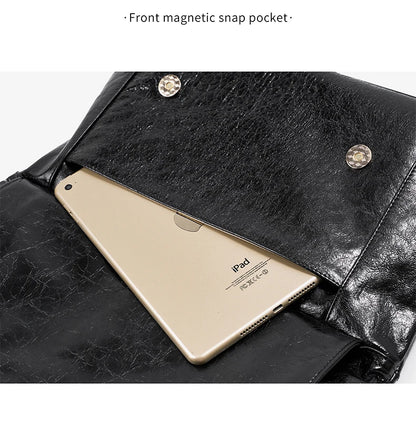 FOXER Genuine Leather Hobo Tote Bag