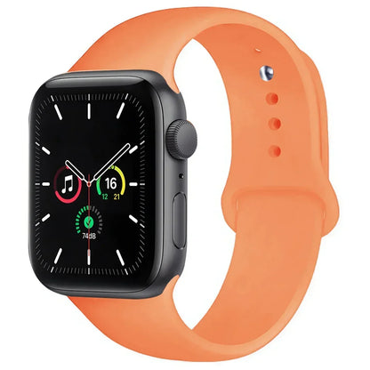 Silicone Sport Band for Apple Watch Series (42mm - 49mm)(available in 45 colours) Habicare