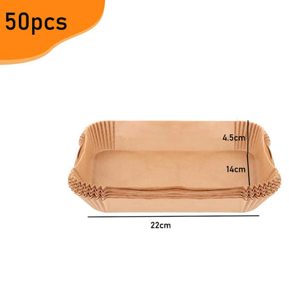 Large Rectangle Air Fryer Disposable Paper Liner — 31 cm