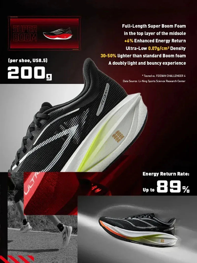 Li-Ning Men's FEIDIAN 5 CHALLENGER Running Shoes - ShopHub