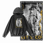 Heisenberg Graphic Acid-Washed Black Hoodie