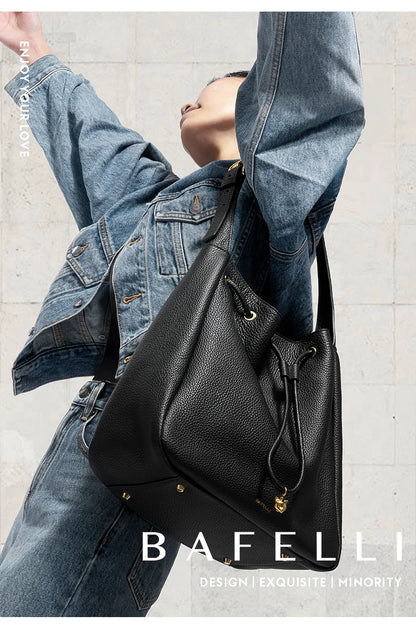 BAFELLI Genuine Cow Leather Shoulder Bag