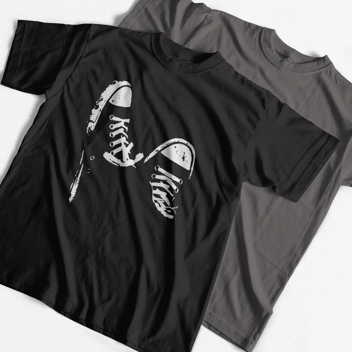 COOLMIND SK0119A Skate-Shoe Graphic Cotton Tee