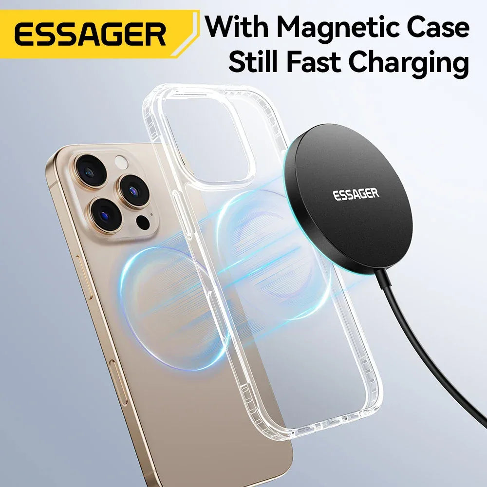 Essager 15W Magnetic Wireless Charger - ShopHub